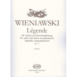 Legende op.17 für Violine und Klavier - Henryk Wieniawsky