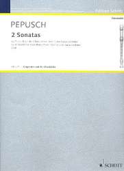 2 Sonaten für Altblockflöte - Johann Christoph Pepusch / Arr. Hugo Ruf