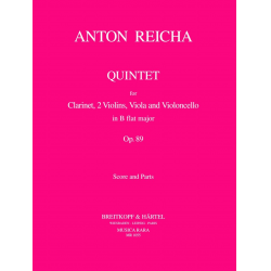 Quintett B-Dur : für Klarinette - Anton Reicha