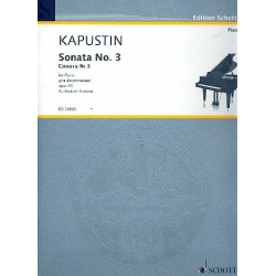 Sonate Nr.3 op.55 : für Klavier - Nikolai Kapustin