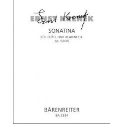 Sonatine op.92.2b : für Flöte - Ernst Krenek