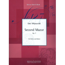 Mazur Nr.2 op.7 : for violin and piano - Emil Mlynarski