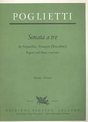 Sonata a tre : für Sopranblockflöte, - Alessandro Poglietti