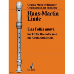 Una follia nuova : für Altblockflöte - Hans Martin Linde
