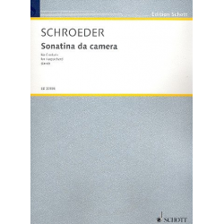 Sonatina da camera : für Cembalo - Hermann Schroeder