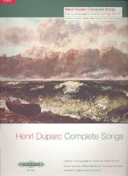 Complete songs : for medium / low - Henri Duparc