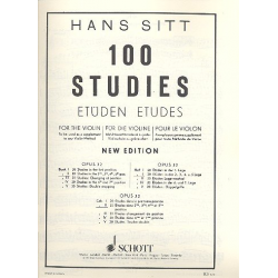 100 Studies op.32 vol.2 : 20 Studies - Hans Sitt