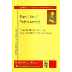 Sonata natalis : für 2 Trompeten, - Pavel Josef Vejvanovsky