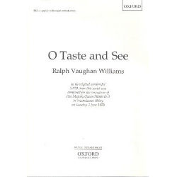 O taste and see : for female chorus - Ralph Vaughan Williams