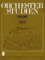 Orchesterstudien für Violine : - Gustav Mahler