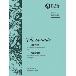 Konzert G-Dur für Flöte und - Johann Stamitz / Arr. Ulrich Haverkampf