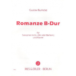 Romanze B-Dur op.44,1 : für Saxophon - Gustav Bumcke