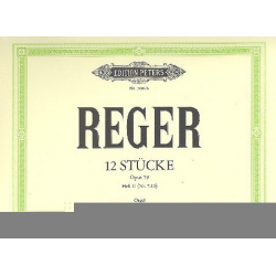 12 Orgelstücke op.59 Band 2 - Max Reger