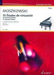 15 Études de virtuosité op.72 : für Klavier -Moritz Moszkowski