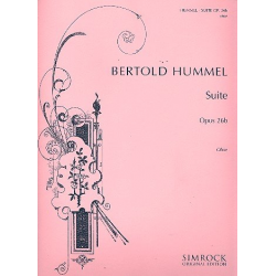 Suite op.62b : für Oboe - Bertold Hummel
