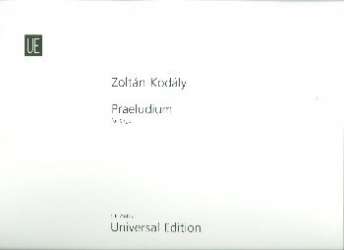 Präludium : für Orgel - Zoltán Kodály