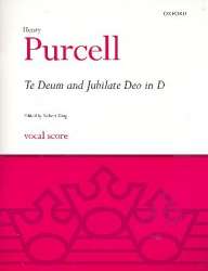 Te Deum  and  Jubilate Deo in D : for soloists, - Henry Purcell