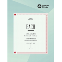 3 Sonaten BWV 1027-1029 - Johann Sebastian Bach / Arr. Julius Klengel