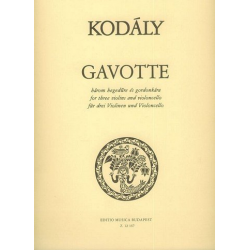 Gavotte für 3 Violinen und - Zoltán Kodály