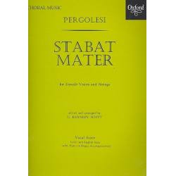 Stabat mater : for female chorus and strings -Giovanni Battista Pergolesi