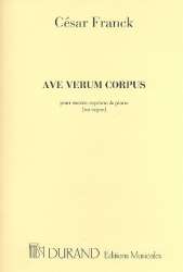 Ave verum corpus : pour mezzo-soprano - César Franck