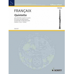 Quintett : für Klarinette und - Jean Francaix
