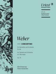 Concertino op.26 für Klarinette - Carl Maria von Weber / Arr. Friedrich Hermann