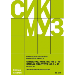 Streichquartette Nr.9-10 - Dmitri Shostakovitch / Schostakowitsch