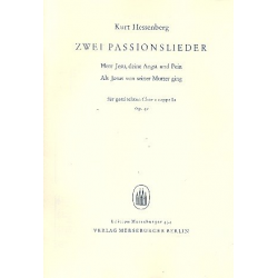 2 Passionslieder op.42 : - Kurt Hessenberg