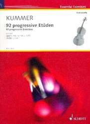 92 progressive Etüden op.60 Band 1 (Nr.1-57) : - Friedrich August Kummer