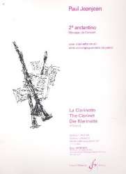 Andantino no.2 pour clarinette et piano - Paul Jeanjean