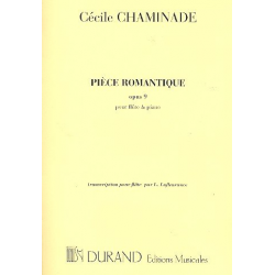 Pièce romantique op.9 : pour flûte -Cecile Louise S. Chaminade