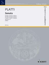Sonate e-Moll op.3,3 : für Flöte und Bc - Giovanni Benedetto Platti
