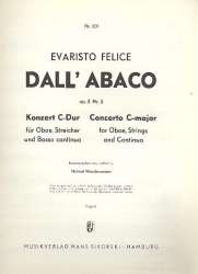 Konzert C-Dur op.5,5 : für Oboe und - Evaristo Felice Dall'Abaco