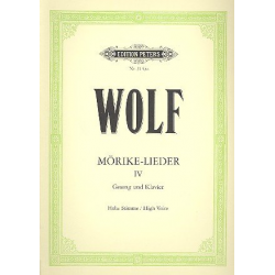 Mörike-Lieder Band 4 : für hohe - Hugo Wolf