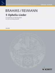 5 Ophelia-Lieder : für Singstimme - Johannes Brahms / Arr. Aribert Reimann