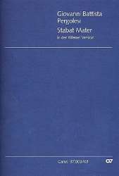 Stabat Mater (Wiener Fassung) : für Soli, - Giovanni Battista Pergolesi