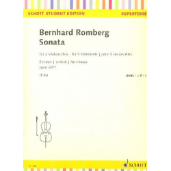 Sonate e-Moll op.38,1 für Violoncello und Klavier : - Bernhard Romberg