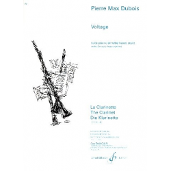 Voltage : pour clarinette basse - Pierre Max Dubois