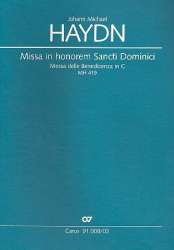 Missa in honorem Sancti Dominici MH419 (Klavierauszug) -Johann Michael Haydn