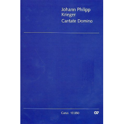 Cantate Domino: für Sopran, 2 Violinen - Johann Philipp Krieger
