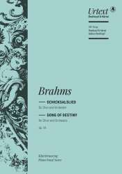 Schicksalslied op. 54 - Klavierauszug - Johannes Brahms / Arr. Johannes Brahms