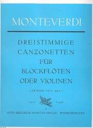 Dreistimmige Canzonetten : - Claudio Monteverdi