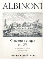 Concerto à cinque C-Dur op.5,6 für Violine - Tomaso Albinoni