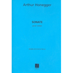 Sonate : pour violon seul - Arthur Honegger