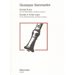 Sonate B-Dur : für - Giuseppe Sammartini