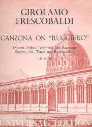 Canzona on Ruggiero : für - Girolamo Frescobaldi