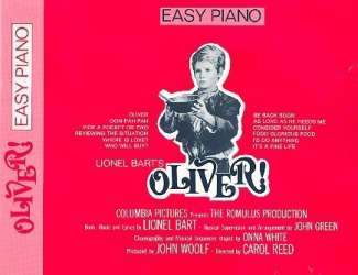 Oliver : for easy piano from - Lionel Bart