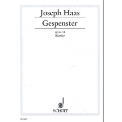 Gespenster op. 34 : für Klavier - Joseph Haas