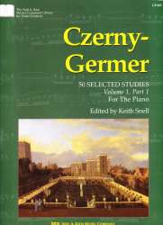 Czerny-Germer: 50 ausgewählte Studien - Band 1, Teil 1 / 50 Selected Studies - Book 1, Part 1 -Carl Czerny / Arr.Heinrich Germer